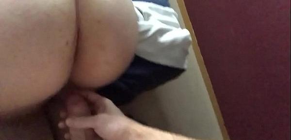  Bbw milf taking big dick and cum on her ass